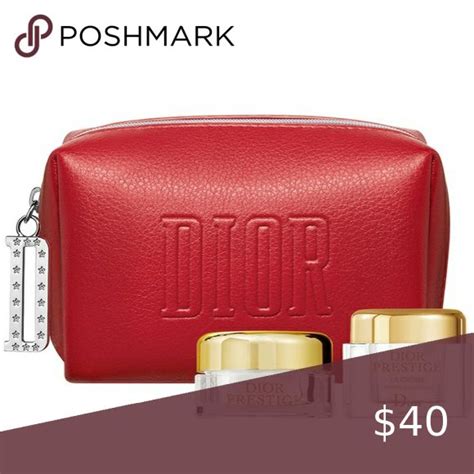 dior red makeup pouch|Meer.